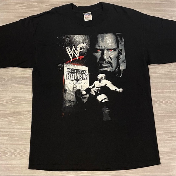WWF 1999 Royal Rumble Shirt Stone Cold Steve Austin No Chance In Hell Size XL